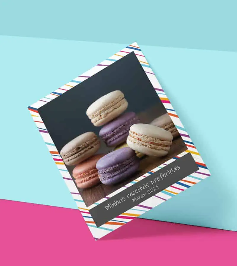 Deliciosos macarons coloridos para receitas preferidas - Uniko março 2021.