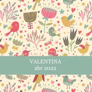 Colorido fundo com pássaros, flores e corações, tema de Valentine's Day; projeto de papelaria personalizado.