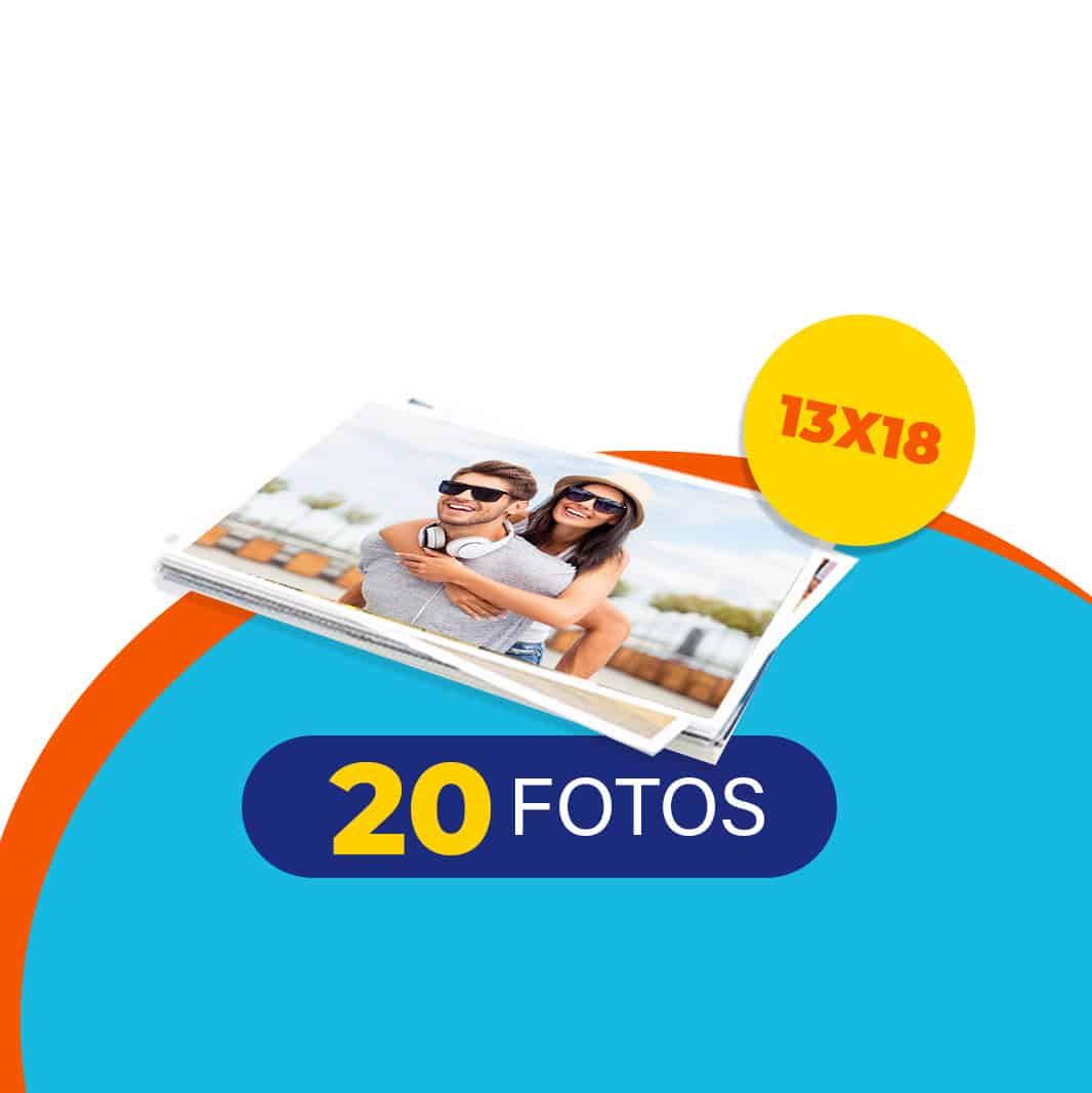 Pacote 20 Fotos – 13×18 cm - Uniko