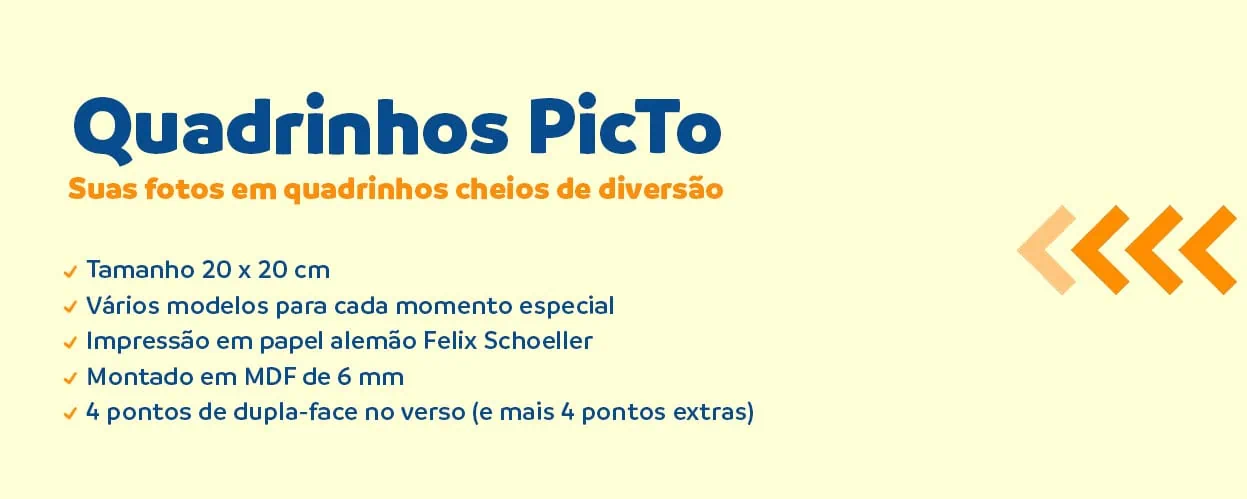 Quadrinhos decorativos inspirados na marca Uniko para fotos divertidas e criativas.