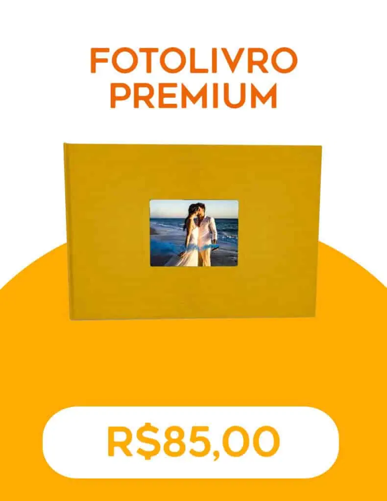 Fotolivro personalizado para lembranças de momentos especiais na praia.