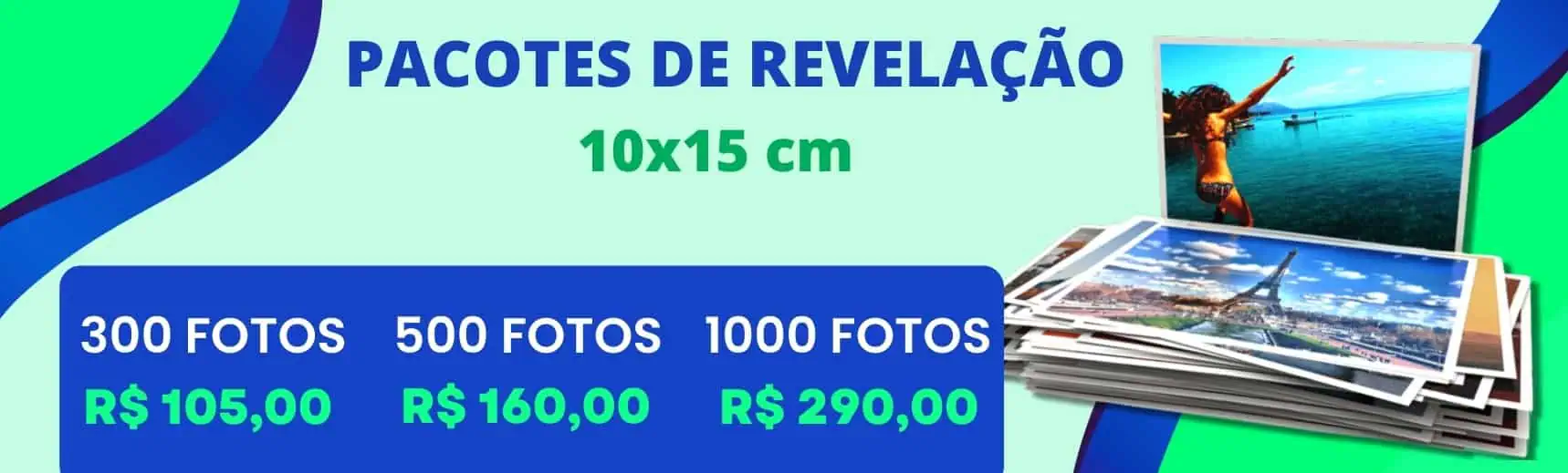 Fotos de fotos impressas com frases de revelação em papel fotográfico de alta qualidade.